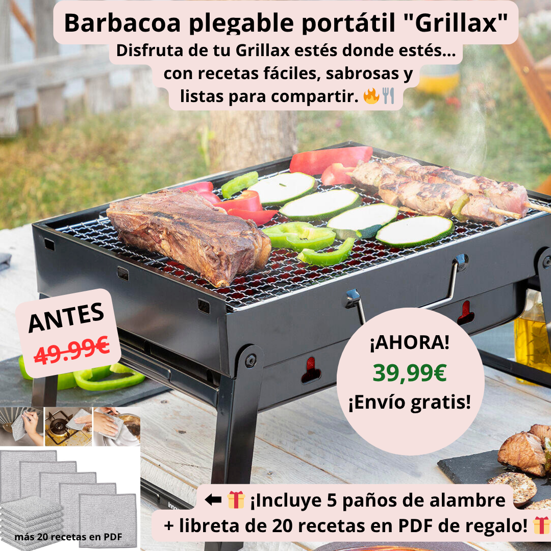 Barbacoa plegable y portátil "Grillax"